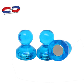 Transparent plastic tip magnet