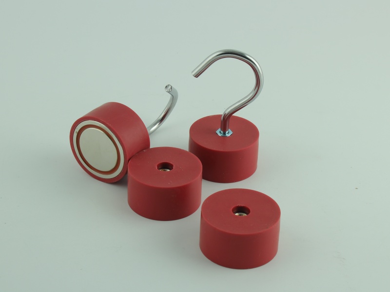 Colored Plastic Coated Round Magnets